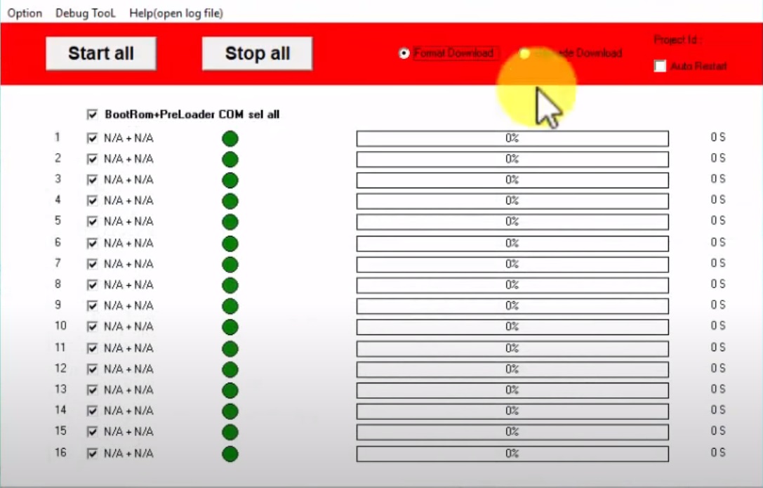 Successfully Run Oppo Flash tool