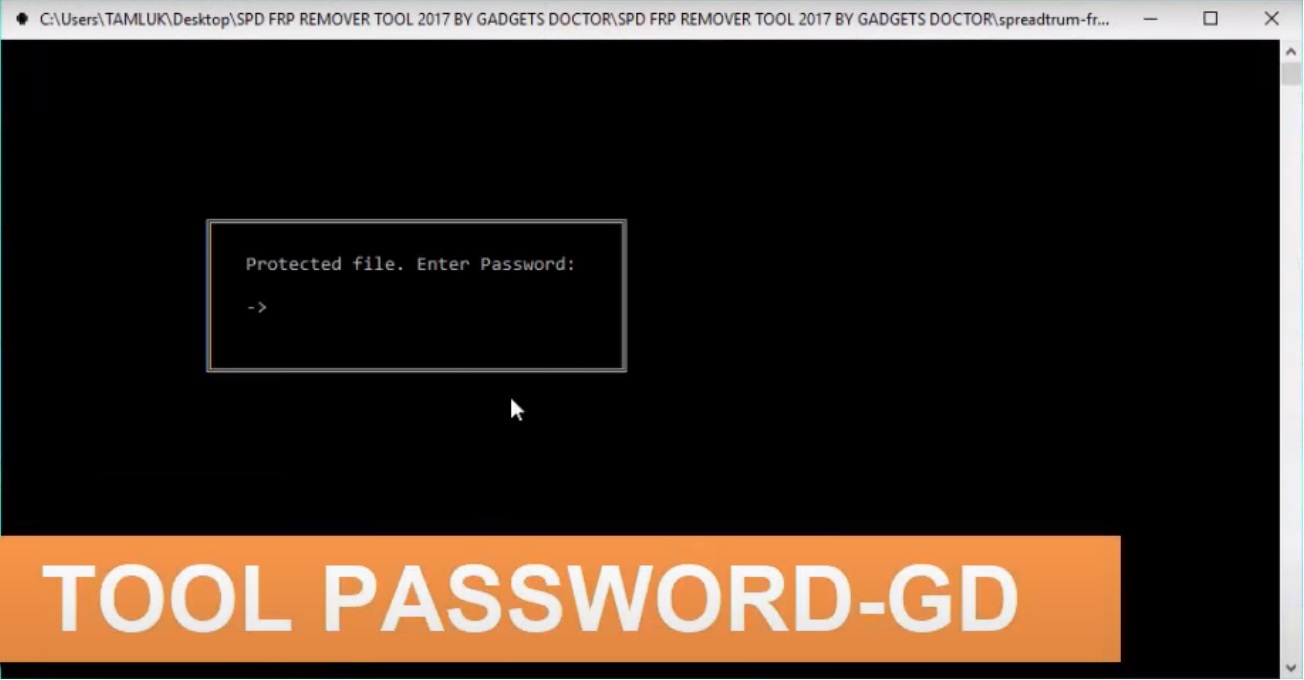 Type GD in SPD FRP Unlock Tool 2020 - Bypass FRP SPD One-Click
