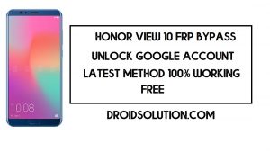 Bypass Google FRP Honor View 10 | Honor BKL-L09 FRP
