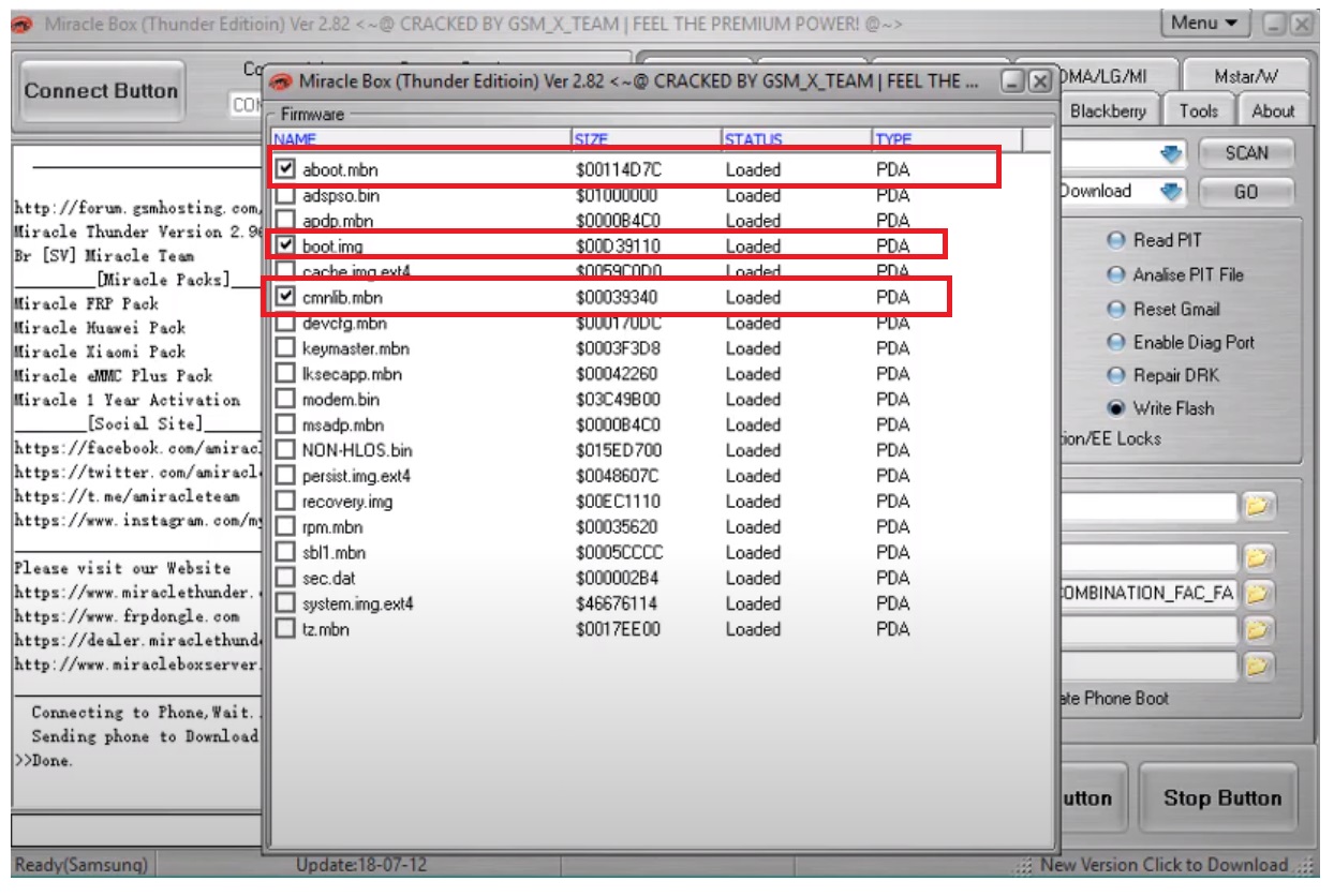 Bypass FRP Samsung M20, J2 pro with FRP File