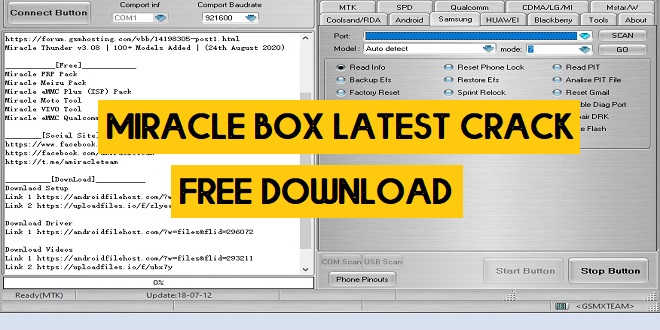Miracle Box Crack 2.82 With Loader (100% working) Latest 2021