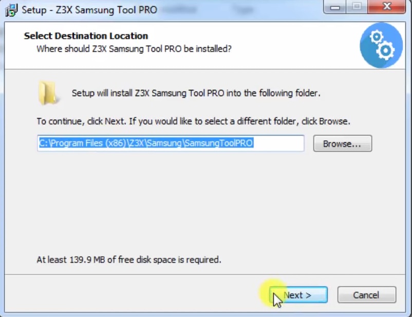 Install Z3X Samsung Tool Pro 29.5