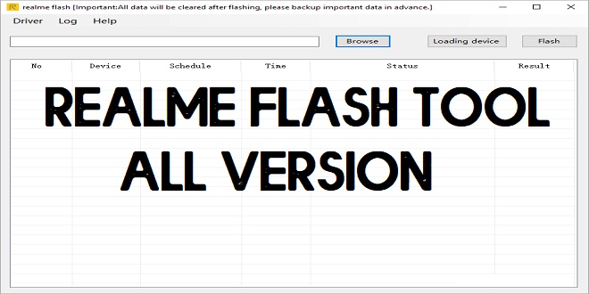 Download Realme Flash Tool for Windows – All Versions