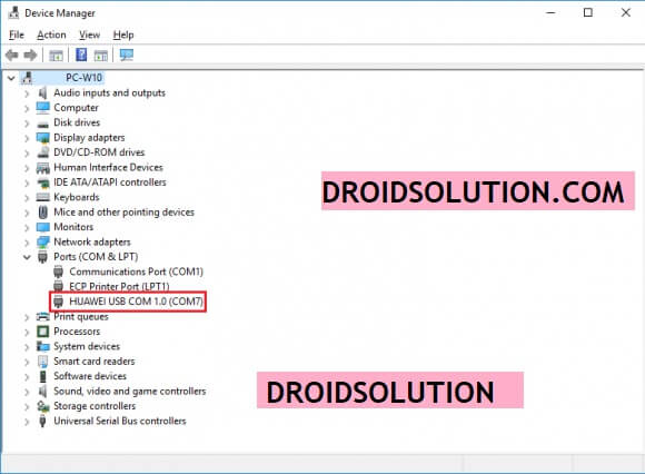 Huawei USB COM 1.0 Driver