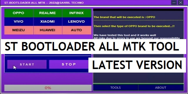 Download ST Bootloader MTK Tool V1.0 (All MediaTek) Free Latest Version