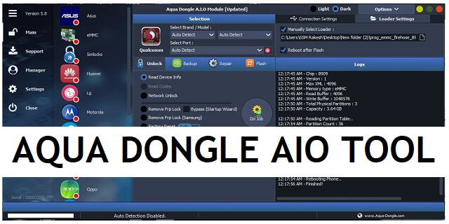 AQUA Dongle AIO Tool Latest Setup Version V6.0 Download Free