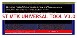ST MTK Universal Tool V3.0 Free Download With Password Latest Version Free